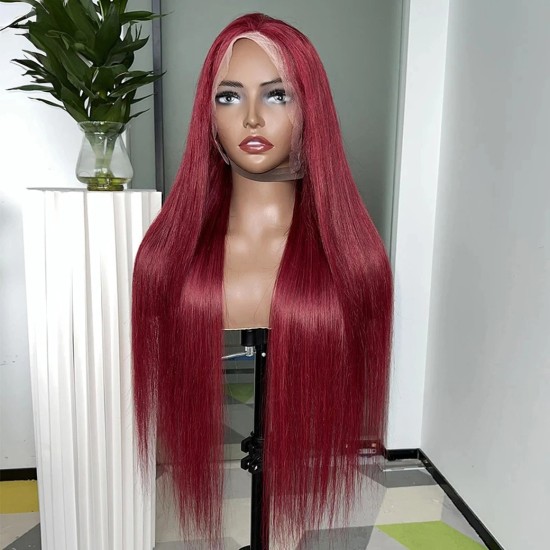AYEHAIRPRO #99J Straight Hair Super Virgin Hair Lace Wig AYEHAIRPRO #99J Straight Hair Super Virgin Hair Lace Wig