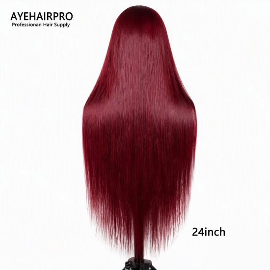 AYEHAIRPRO #99J Straight Hair Super Virgin Hair Lace Wig AYEHAIRPRO #99J Straight Hair Super Virgin Hair Lace Wig